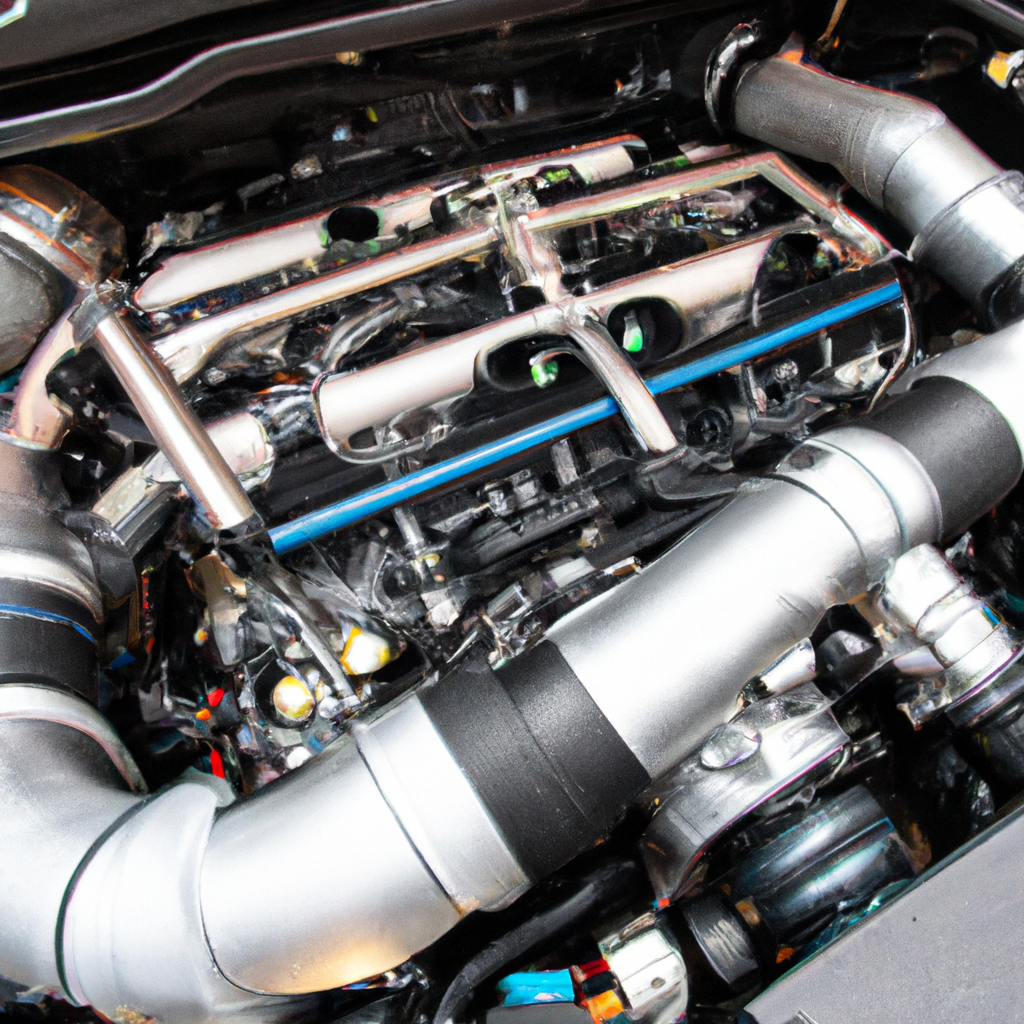 Motor de alto desempenho de carro de luxo
